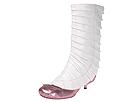 Irregular Choice - 2733-5D (White/Pink Distressed) - Women's,Irregular Choice,Women's:Women's Dress:Dress Boots:Dress Boots - Mid-Calf