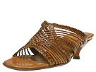 Sesto Meucci - Saga (Dk Tan Stained Calf) - Women's,Sesto Meucci,Women's:Women's Casual:Casual Sandals:Casual Sandals - Slides/Mules