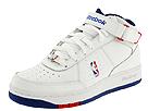 Reebok Classics - NBA Downtime Mid (White/Red/Blue) - Men's,Reebok Classics,Men's:Men's Athletic:Crosstraining