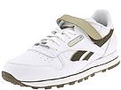 Reebok Classics - Classic Leather Strap SE (White/Sepia/Cashew) - Men's,Reebok Classics,Men's:Men's Athletic:Crosstraining