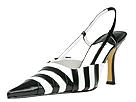 J. Renee - Kendra (Black/White) - Women's,J. Renee,Women's:Women's Dress:Dress Shoes:Dress Shoes - Sling-Backs