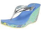 Buy baby phat - Wedge Thong (Chrome Silver/Citrus Paisley) - Women's, baby phat online.