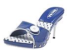 NaNa - Kaila (Cobalt Blue Patent W/ White Piping) - Women's,NaNa,Women's:Women's Dress:Dress Sandals:Dress Sandals - Backless