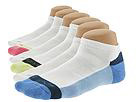 New Balance - No-Show Wardrobe Assorted 6-Pack (Cherry/Blue/Fusion) - Accessories,New Balance,Accessories:Women's Socks:Women's Socks - Athletic