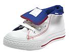 Buy Converse Kids - Chuck Taylor All Star Roll Down (Children/Youth) (White/Red/Blue) - Kids, Converse Kids online.