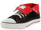 Buy discounted Converse Kids - Chuck Taylor All Star Roll Down (Children/Youth) (Black/Red) - Kids online.