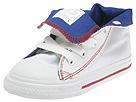 Converse Kids - Chuck Taylor All Star Roll Down (Infant/Children) (White/Red/Blue) - Kids,Converse Kids,Kids:Boys Collection:Children Boys Collection:Children Boys Athletic:Athletic - Lace Up