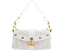 Via Spiga Handbags - Lily Perf Calf Medium Flap (White) - Accessories,Via Spiga Handbags,Accessories:Handbags:Shoulder