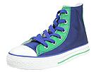 Buy Converse Kids - Chuck Taylor All Star Nylon Hi (Children/Youth) (Royal Blue/Green) - Kids, Converse Kids online.