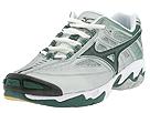 Mizuno - Wave Lightning 2 (Silver/Forest/Black) - Women's,Mizuno,Women's:Women's Athletic:Volleyball