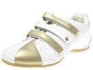 J. - Cosmic (White/Gold Leather) - Women's,J.,Women's:Women's Casual:Hook and Loop Fastener