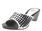 Report - Giddy (Black W/ White Polka Dots Washed Canvas) - Women's,Report,Women's:Women's Casual:Casual Sandals:Casual Sandals - Slides/Mules