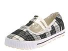 Penny Loves Kenny - Tee (Black/White Plaid) - Women's,Penny Loves Kenny,Women's:Women's Casual:Casual Flats:Casual Flats - T-Straps