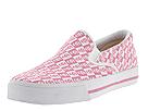 Draven - Misfits - Fiend Checker Slip On (Pink) - Men's