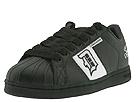 Draven - Duane Peters - Disaster Leather (Black/White) - Men's,Draven,Men's:Men's Athletic:Skate Shoes