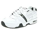 DVS Shoe Company - Concord (White/Black Pebble Grain Leather) - Men's