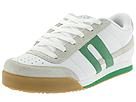 DVS Shoe Company - Dresden (White/Green Leather) - Men's