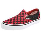Vans - Classic Slip-On Core Classics (Black/Formula One Checkerboard) - Men's,Vans,Men's:Men's Athletic:Skate Shoes