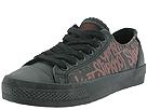 Draven - Slipknot Low Tumbled Leather (Black/Red) - Men's,Draven,Men's:Men's Athletic:Skate Shoes