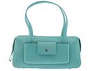 Monsac Handbags - Lark Horizontal Pocket Satchel (Turquoise) - Accessories,Monsac Handbags,Accessories:Handbags:Satchel
