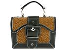 MAXX New York Handbags Rectangle Buckle Sq. Flap Raffia