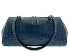 Monsac Handbags - Saffron Dome Croco Satchel (Sapphire) - Accessories,Monsac Handbags,Accessories:Handbags:Shoulder