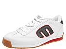 etnies - Lo-Cut II (White/Black/Red) - Men's,etnies,Men's:Men's Athletic:Skate Shoes