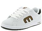 etnies - Callicut (White/Brown/Black) - Men's,etnies,Men's:Men's Athletic:Skate Shoes