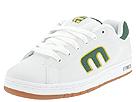 etnies - Callicut (White/Green/Gum) - Men's,etnies,Men's:Men's Athletic:Skate Shoes