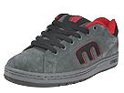 etnies - Callicut (Grey/Black/Red) - Men's,etnies,Men's:Men's Athletic:Skate Shoes