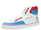 Vision Street Wear - Supertrick High (White/Blue) - Men's,Vision Street Wear,Men's:Men's Athletic:Skate Shoes