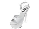 Pleaser USA - Kiss-209 (White/White) - Women's,Pleaser USA,Women's:Women's Dress:Dress Sandals:Dress Sandals - Platform