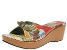 Icon - Provence - Mid Heel Wedge with Bow (Tan Multi) - Women's,Icon,Women's:Women's Casual:Casual Sandals:Casual Sandals - Slides/Mules