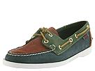 Sebago - Spinnaker (Navy/Burgundy/Pine) - Men's,Sebago,Men's:Men's Casual:Boat Shoes:Boat Shoes - Leather