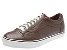 Vans - Skate Old Skool- Leather (Deep Red/White) - Men's,Vans,Men's:Men's Athletic:Skate Shoes