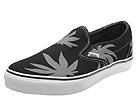 Vans - Skate Slip-On - Canvas/Leaf (Black/Mid Grey/White) - Men's,Vans,Men's:Men's Athletic:Skate Shoes