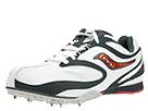 Saucony - Velocity Spike Distance (White/Silver/Blue) - Men's