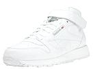 Reebok Classics - Classic Leather Mid Strap (White/Light Grey) - Men's,Reebok Classics,Men's:Men's Athletic:Classic