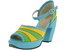 John Fluevog - Stardust (Turquoise/Laser Yellow/Emerald Green) - Women's,John Fluevog,Women's:Women's Dress:Dress Shoes:Dress Shoes - Open-Toed