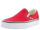 Vans - Classic Slip-On W (Red/True White) - Women's,Vans,Women's:Women's Athletic:Surf and Skate