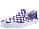 Buy discounted Vans - Classic Slip-On W (Purple Checkerboard) - Women's online.