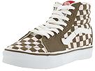 Vans - SK8 Hi W (Dark Earth/Barely Pink Checkerboard) - Women's