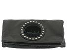 Whiting & Davis Handbags - Studs Foldover w/Cut Out Handle (Black) - Accessories,Whiting & Davis Handbags,Accessories:Handbags:Clutch