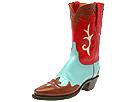 Lucchese - N4513 (Robins Egg Blue/Tristan Red) - Women's,Lucchese,Women's:Women's Casual:Made in the USA - Casual