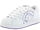 Buy discounted DVS Shoe Company - Revival Splat W (White/Purple Leather) - Women's online.