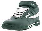 Buy Fila - F-13 (Jungle Green/White Leather/Synthetic) - Men's, Fila online.