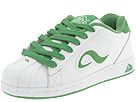 Adio - Flint W (White/Kelly Green Action Leather) - Women's,Adio,Women's:Women's Athletic:Surf and Skate