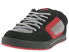 Circa - CX404 (Black/Grey/Red Suede) - Men's,Circa,Men's:Men's Athletic:Skate Shoes