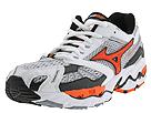 Mizuno Running - Wave Nirvana (Silver/Orange/Black) - Men's,Mizuno Running,Men's:Men's Athletic:Running Performance:Running - Stability