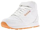 Reebok Classics - Classic Leather Mid Strap SE (White/Wheat) - Men's,Reebok Classics,Men's:Men's Athletic:Crosstraining